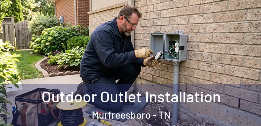  Outdoor Outlet Installation Murfreesboro - TN
