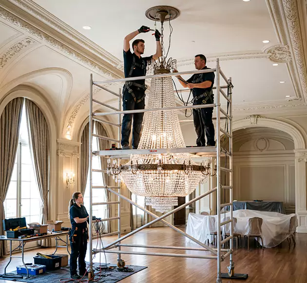 Professional Chandelier Installation: Your Local Fixture Team in Murfreesboro, TN